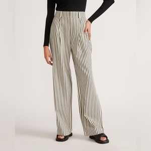 NWT Everlane Way-High Drape Pant in Ombre Stripe
